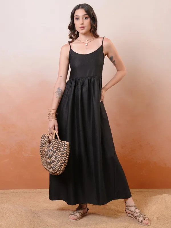 Solid Maxi Dress