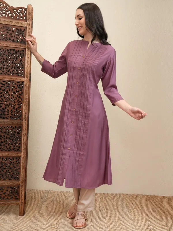 Embroidered A-Line Dress