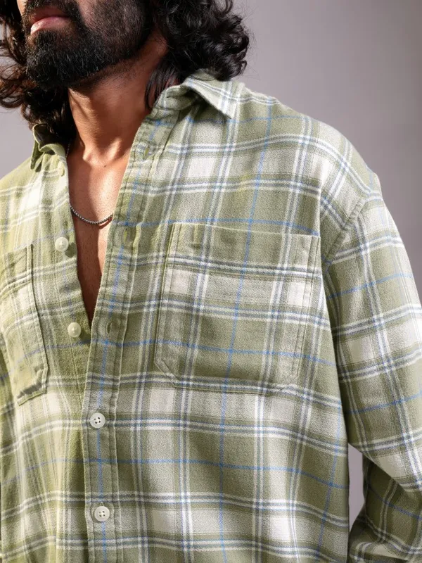 Men Oversized Fit Casual Shirt