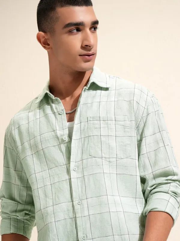 Men Relaxed Fit Casual Shirt