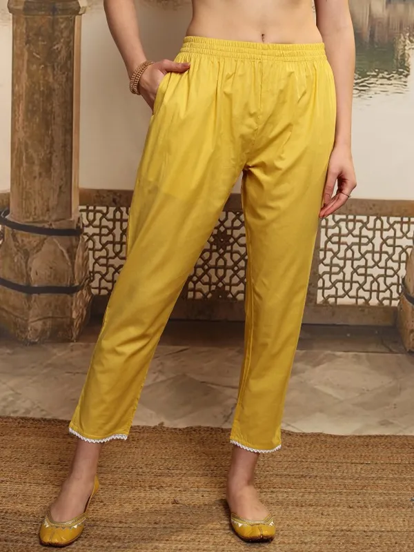 Women Kurta With Trouser And Dupatta