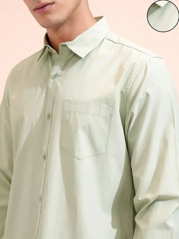 Men Slim Fit Casual Shirt