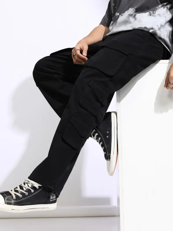 Men Straight Fit Cargos