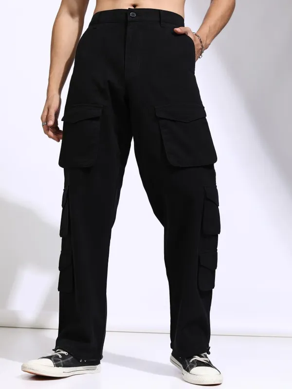 Men Straight Fit Cargos