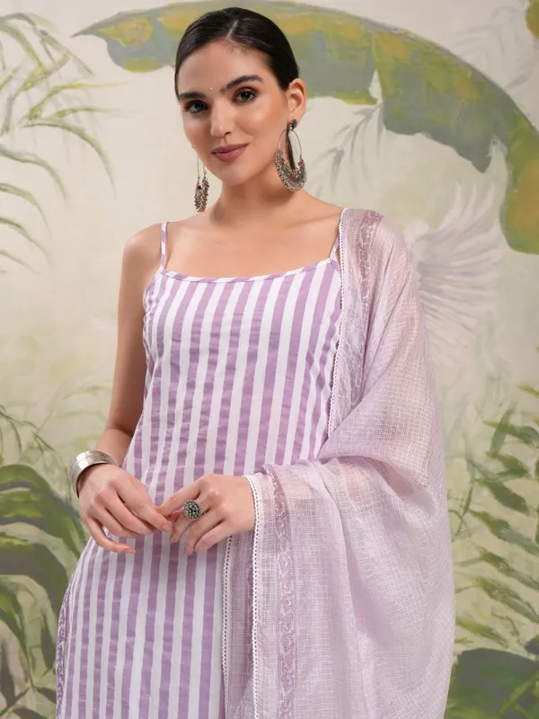 Women Kurta With Trousers & Dupatta