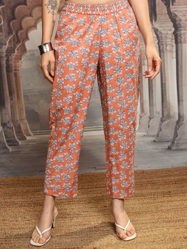 Vishudh Women White Printed Kurta With Trousers And Dupatta