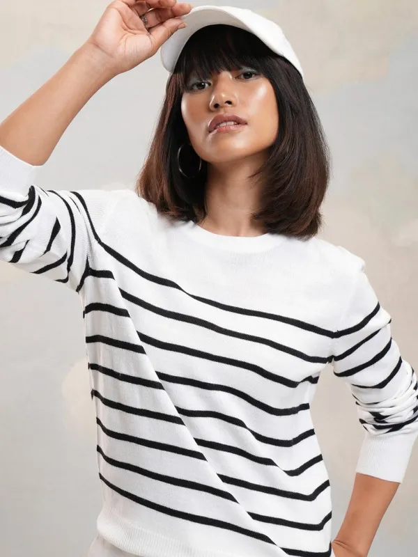 Women Striped Sweater
