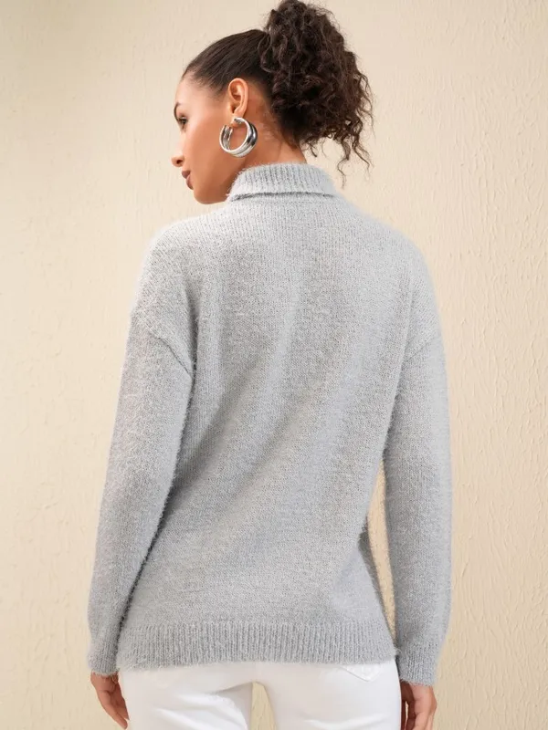 Women Solid Sweater