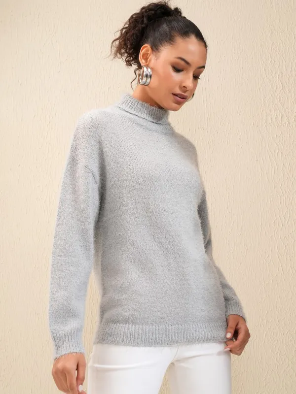 Women Solid Sweater