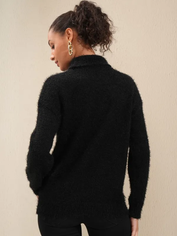 Women Solid Sweater