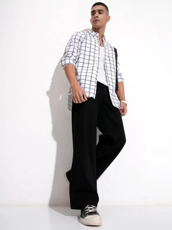 Men Wide Leg Jeans