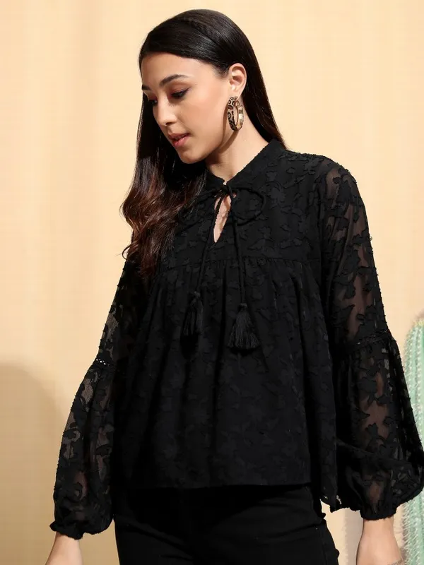Embroidered Regular Top