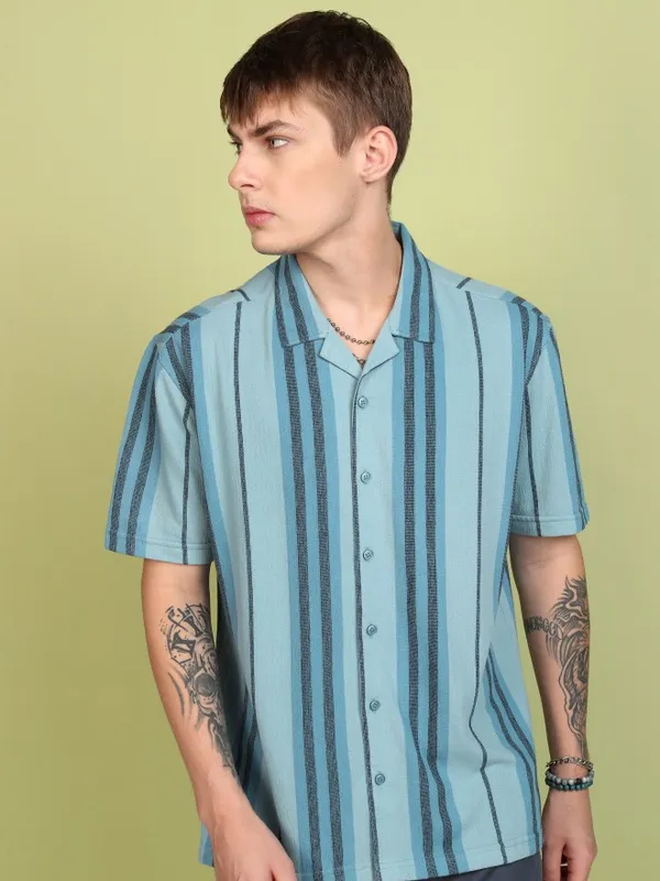 Men Relaxed Fit Casual Shirt