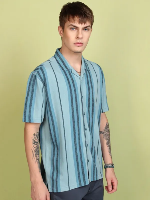 Men Relaxed Fit Casual Shirt
