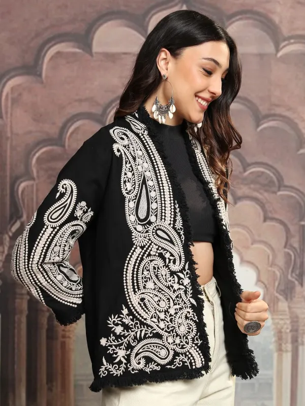 Women Embroidered Jacket