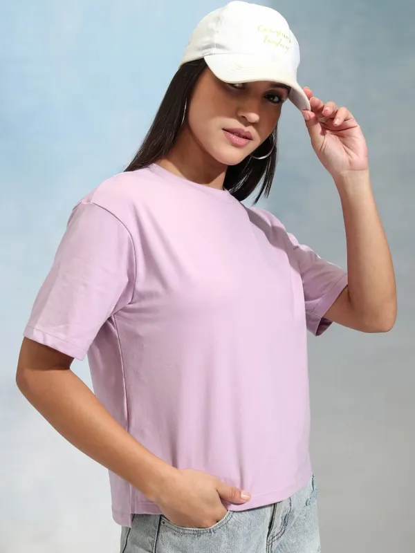 Solid Regular Fit T-Shirt