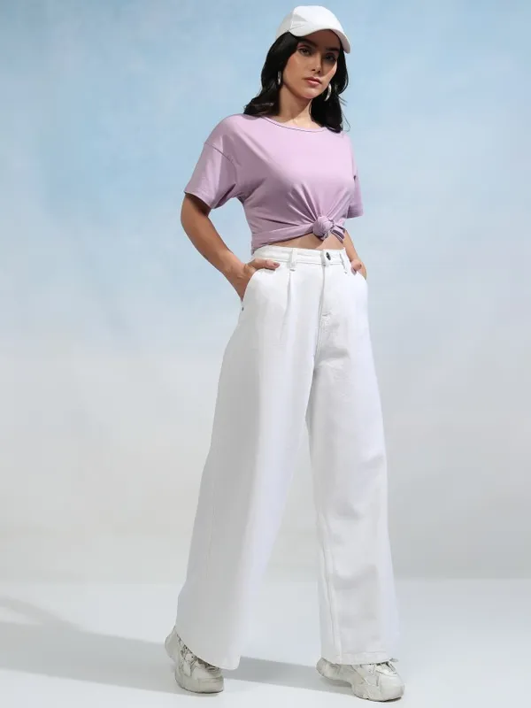 Solid Regular Fit T-Shirt