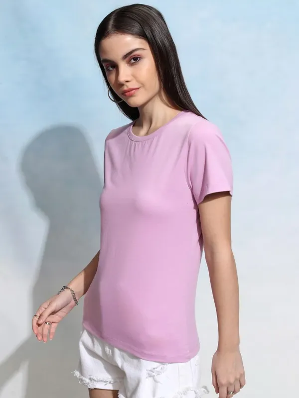Solid Regular Fit T-Shirt