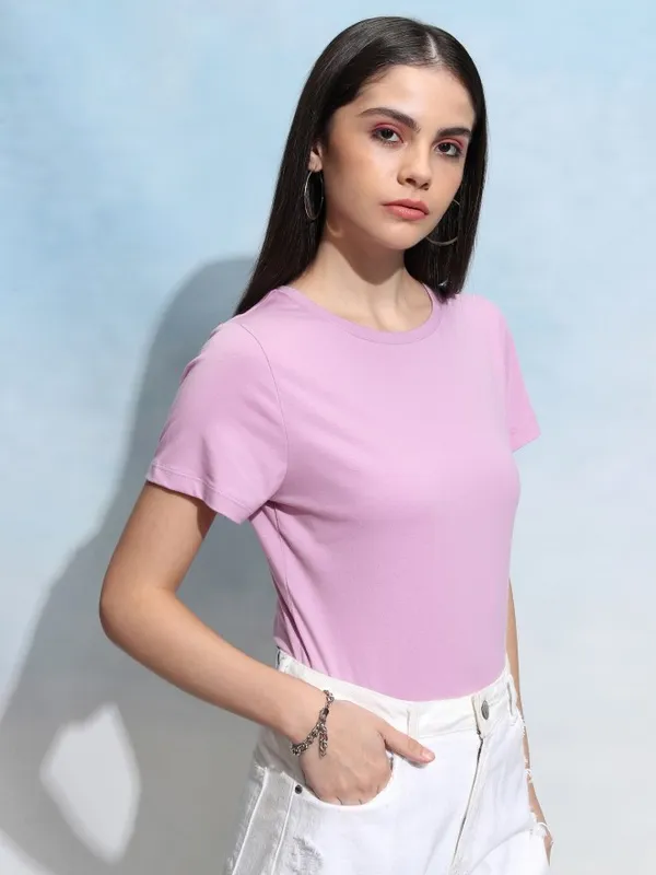 Solid Regular Fit T-Shirt