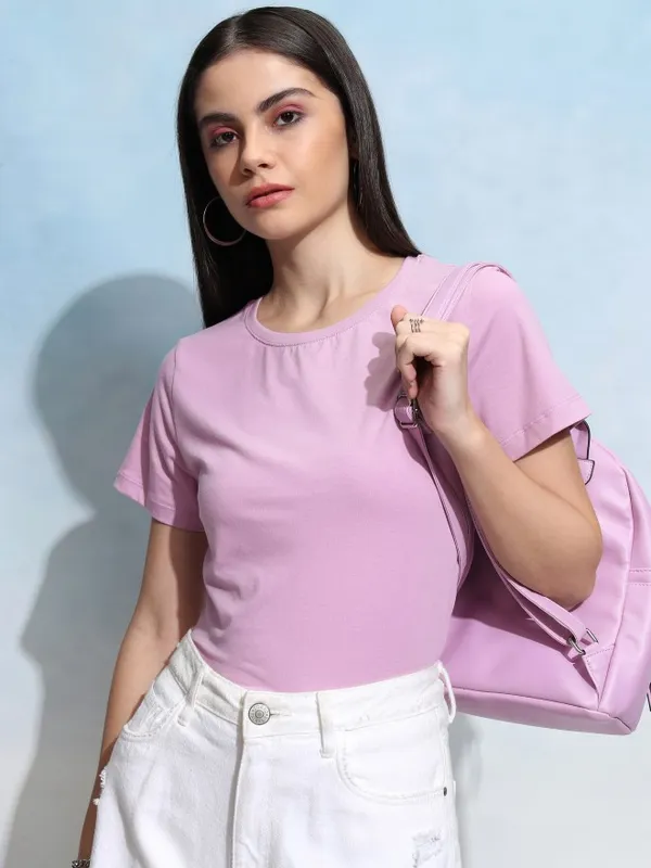 Solid Regular Fit T-Shirt