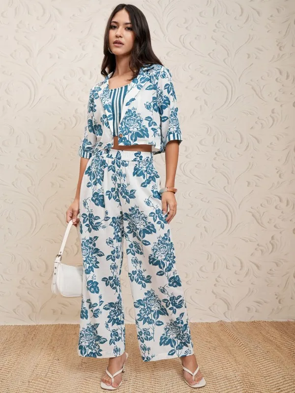 Women Top With Palazzos Co-Ords