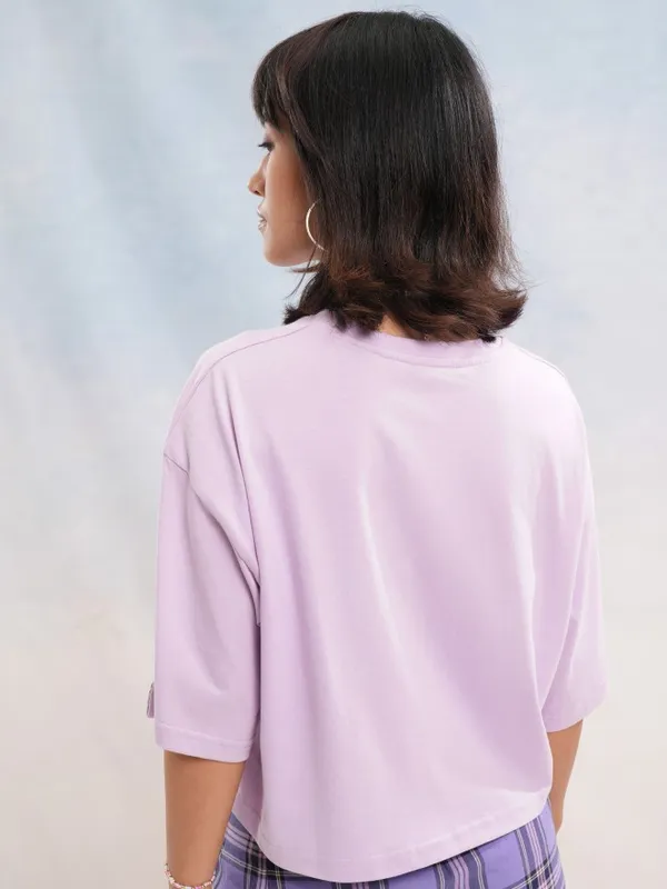 Mickey Mouse Printed Boxy Fit T-Shirt