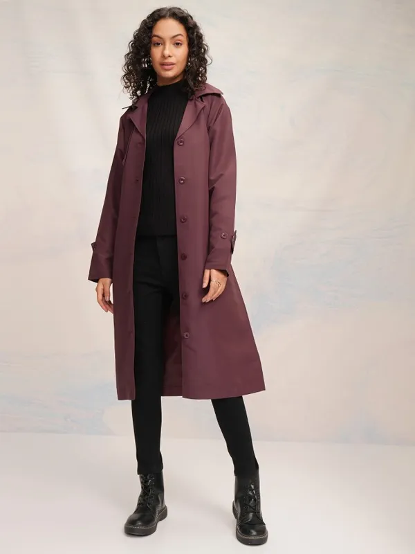 Tokyo Talkies Women Brown Trench Coat