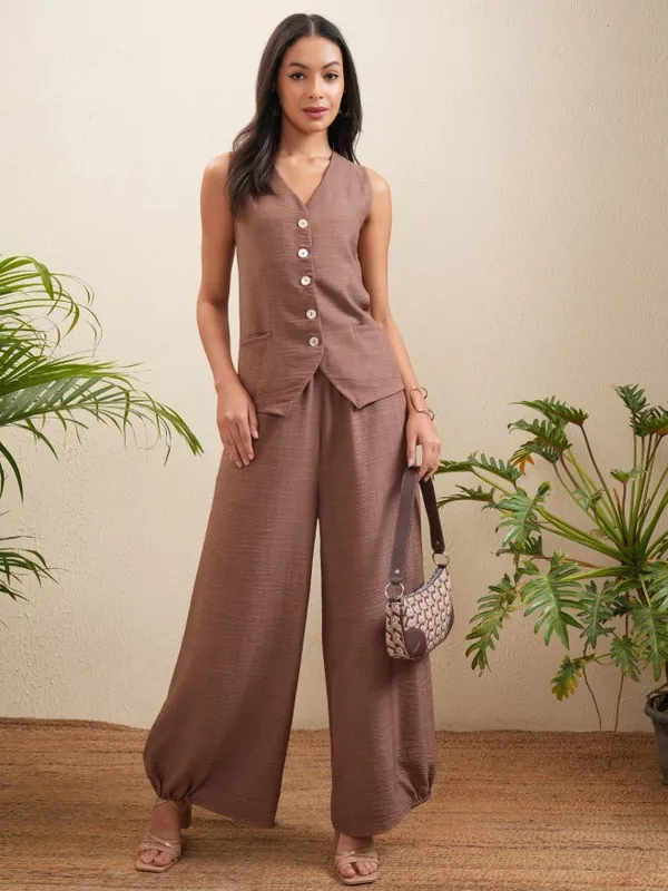 Women Top With Trousers Co-Ords