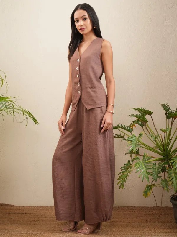 Women Top With Trousers Co-Ords