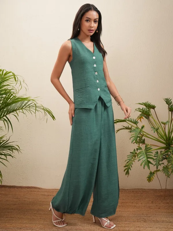 Women Top With Trousers Co-Ords