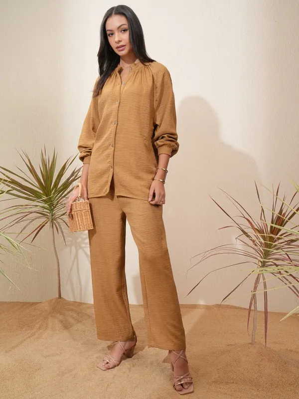 Women Shirt With Trousers Co-Ords