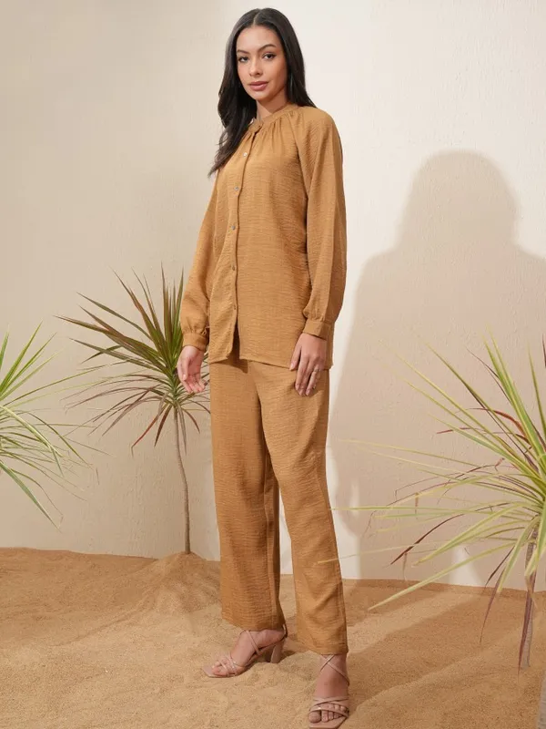 Women Shirt With Trousers Co-Ords