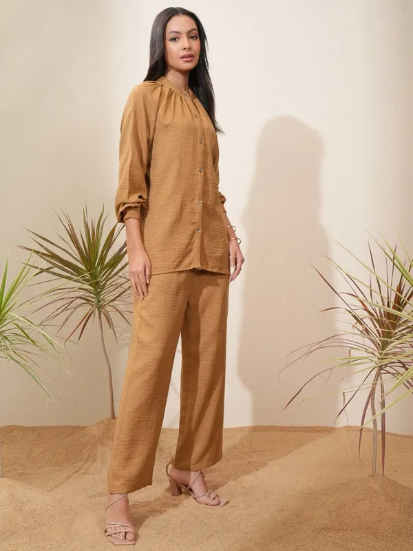 Women Shirt With Trousers Co-Ords