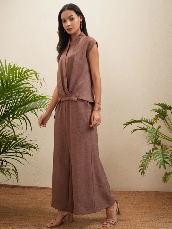 Women Top With Trousers Co-Ords