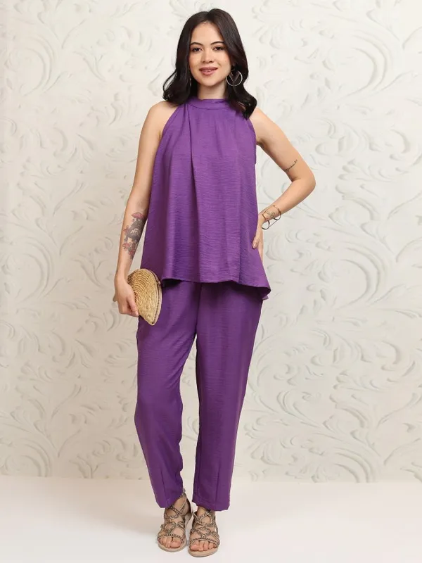 Women Top With Trousers Co-Ords