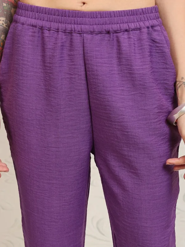 Women Top With Trousers Co-Ords