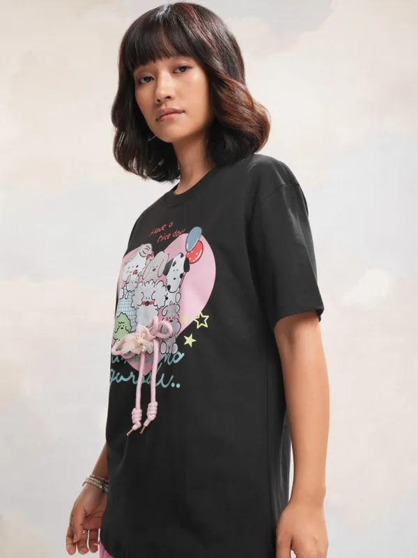 Printed Relaxed Fit T-Shirt