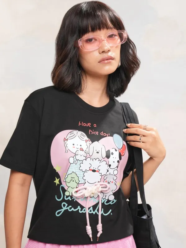 Printed Relaxed Fit T-Shirt