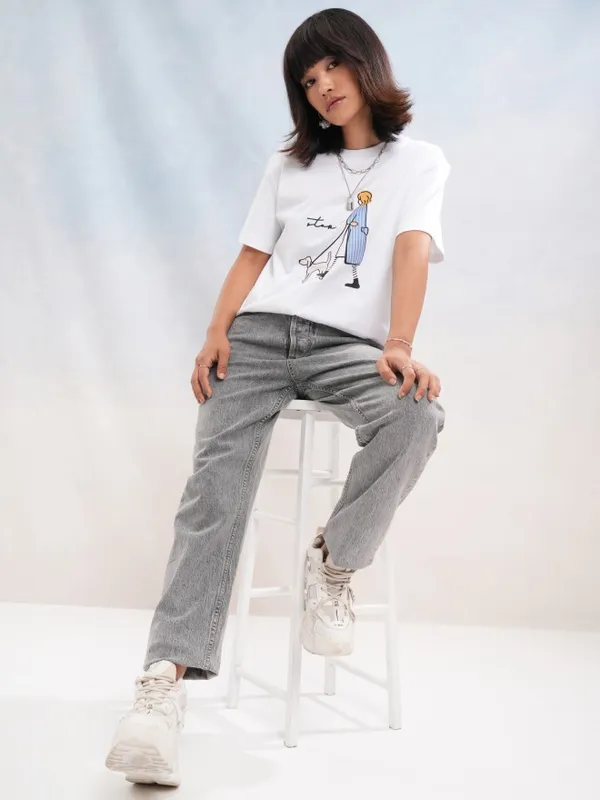 Printed Relaxed Fit T-Shirt