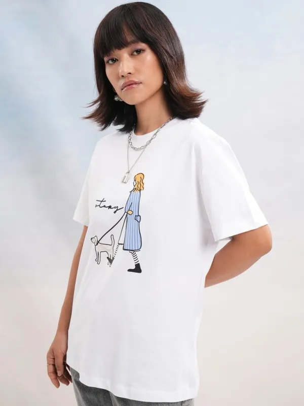 Printed Relaxed Fit T-Shirt