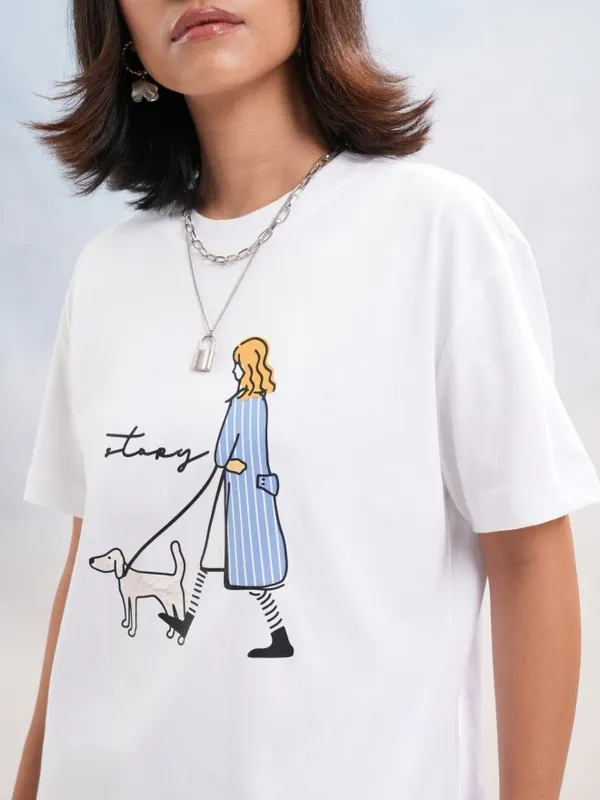 Printed Relaxed Fit T-Shirt