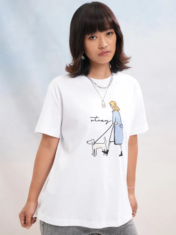 Printed Relaxed Fit T-Shirt