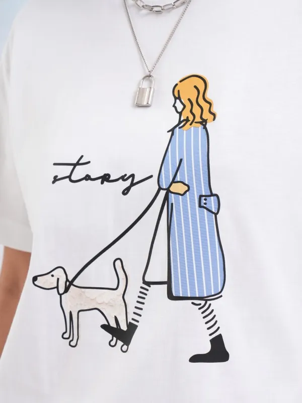 Printed Relaxed Fit T-Shirt