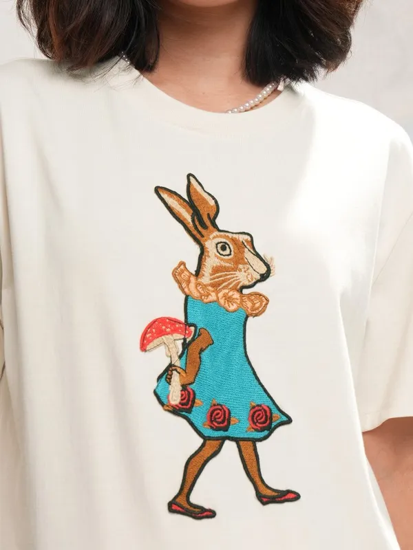 Applique Relaxed Fit T-Shirt