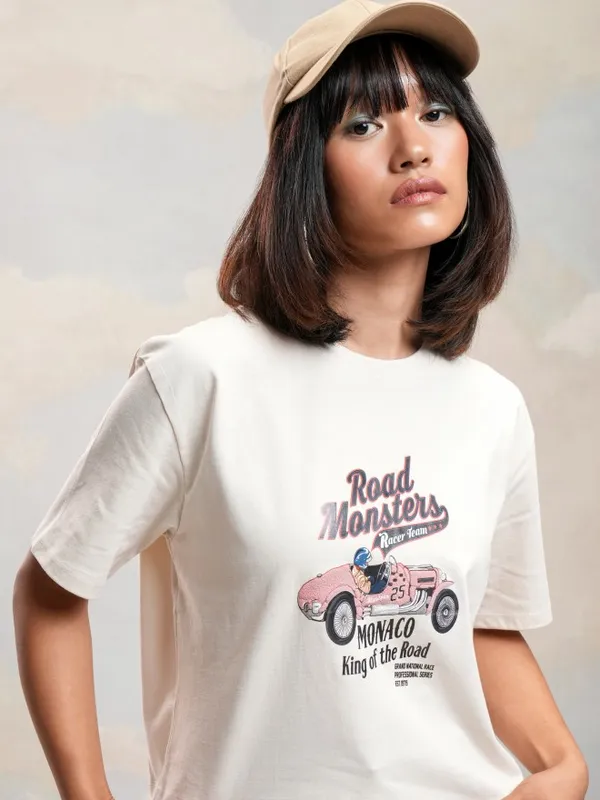 Printed Relaxed Fit T-Shirt