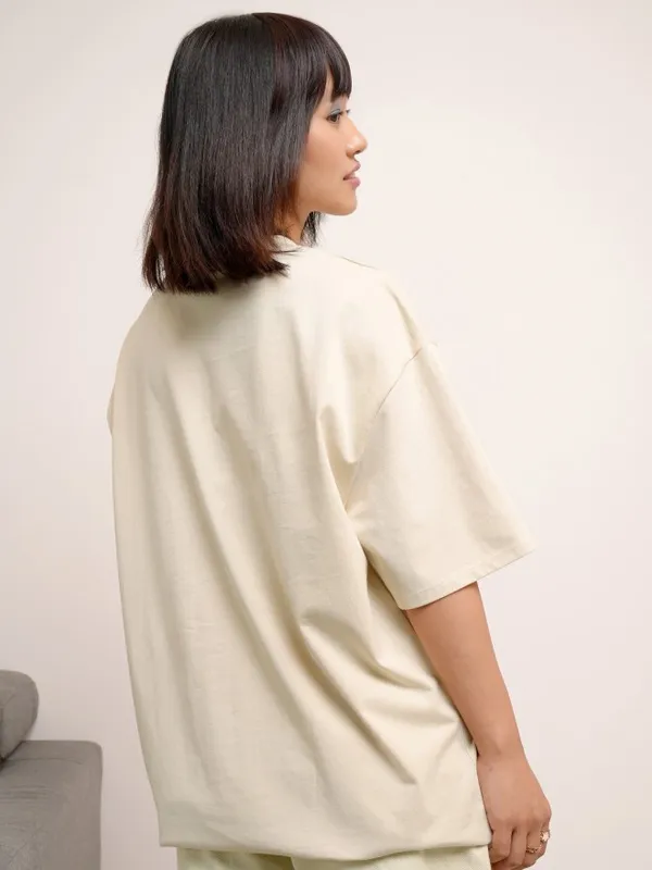 Printed Oversized Fit T-Shirt