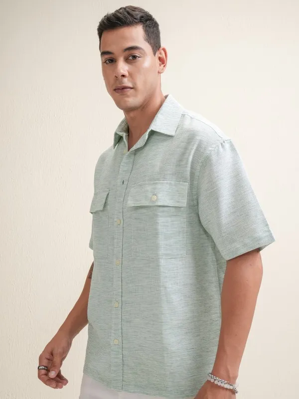 Men Oversized Fit Casual Shirt