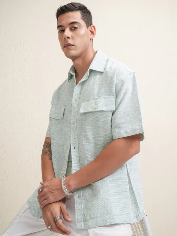 Men Oversized Fit Casual Shirt