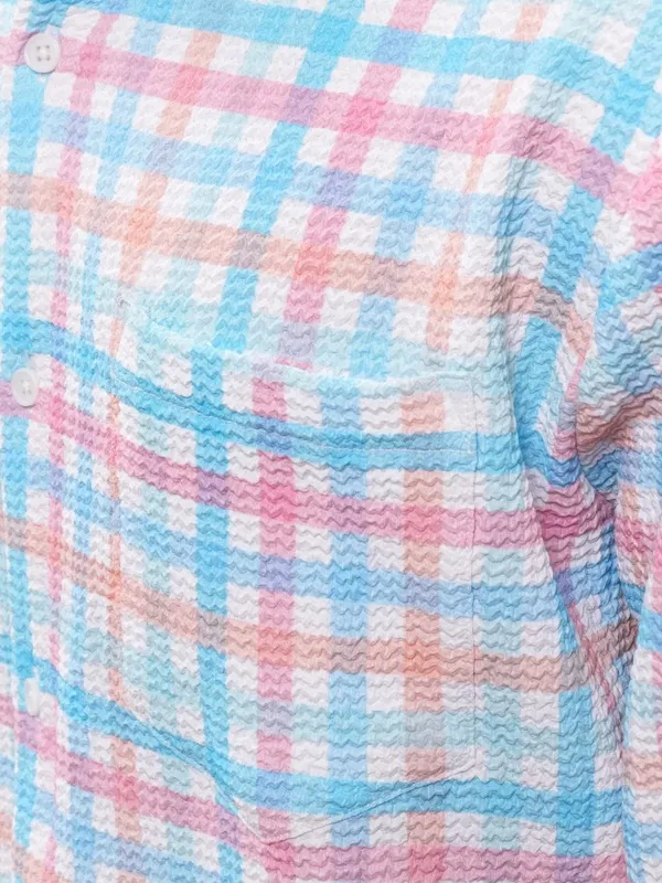 Highlander Men Multi Checked Regular Fit Casual Shirt