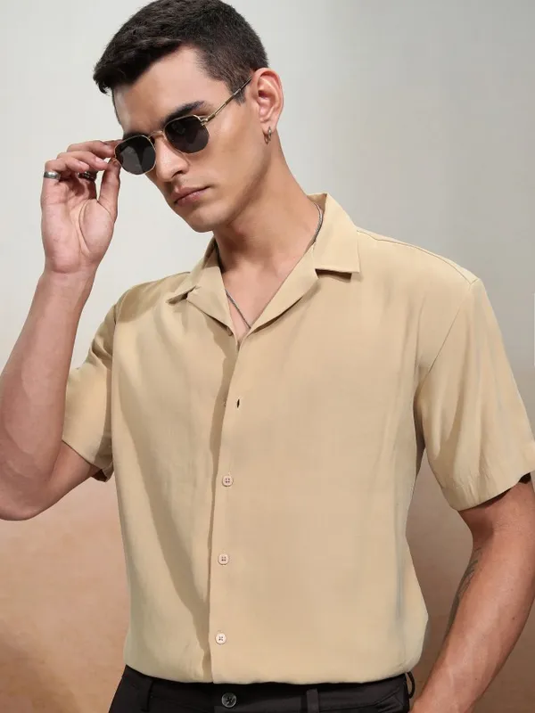 Men Relaxed Fit Casual Shirt